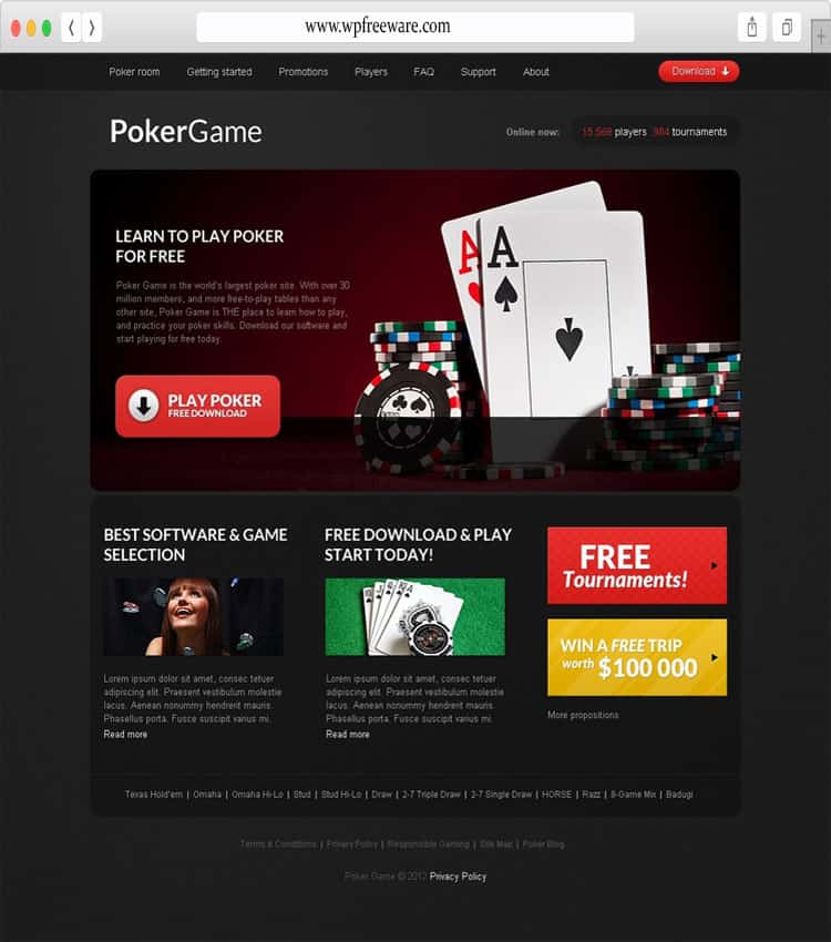 Poker subscription sites